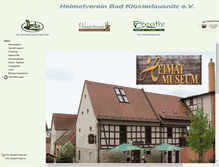 Tablet Screenshot of klosterlausnitz-regional.de